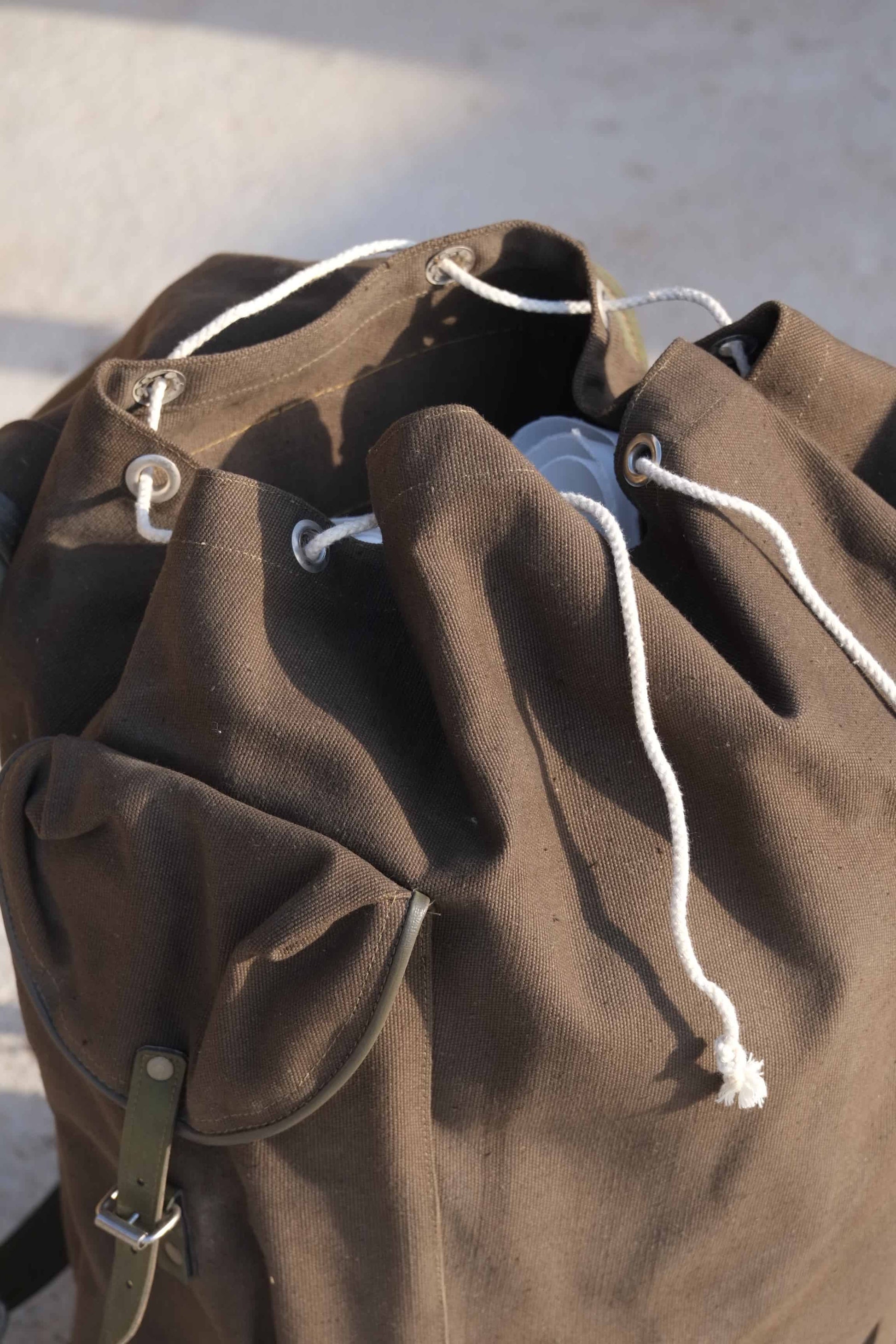 GALA CZECHOSLOVAKIA 70's Canvas Rucksack w/ Frame