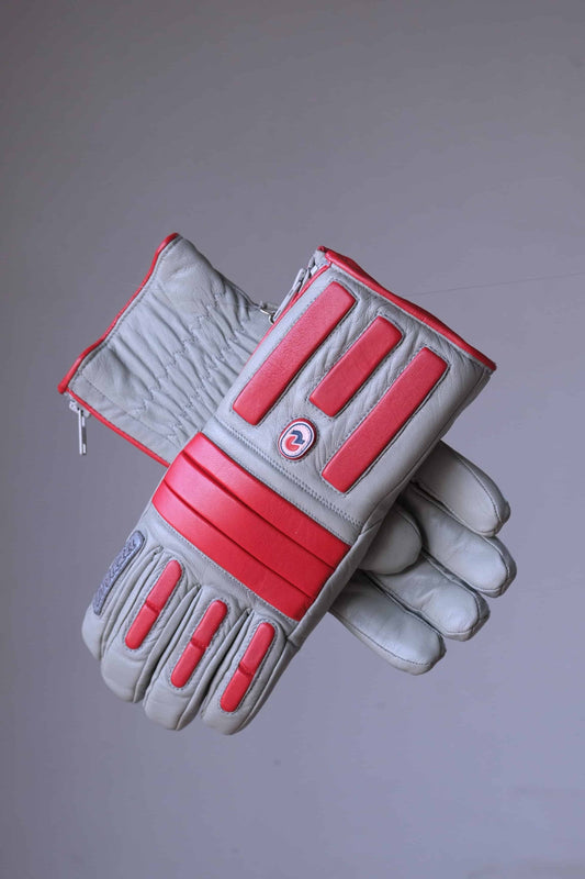 INVICTA Vintage 80's Leather Ski Gloves