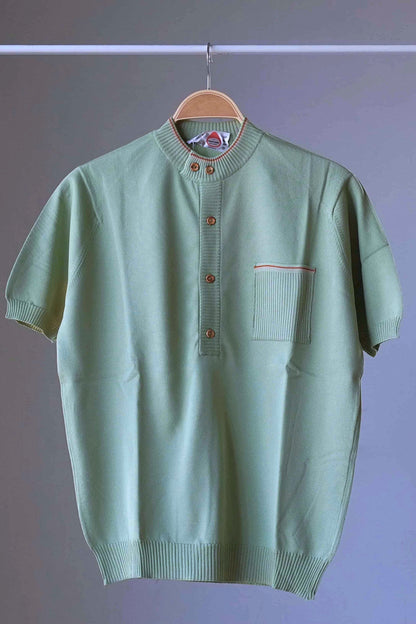 IRIL 70's Round Neck Buttoned Shirt