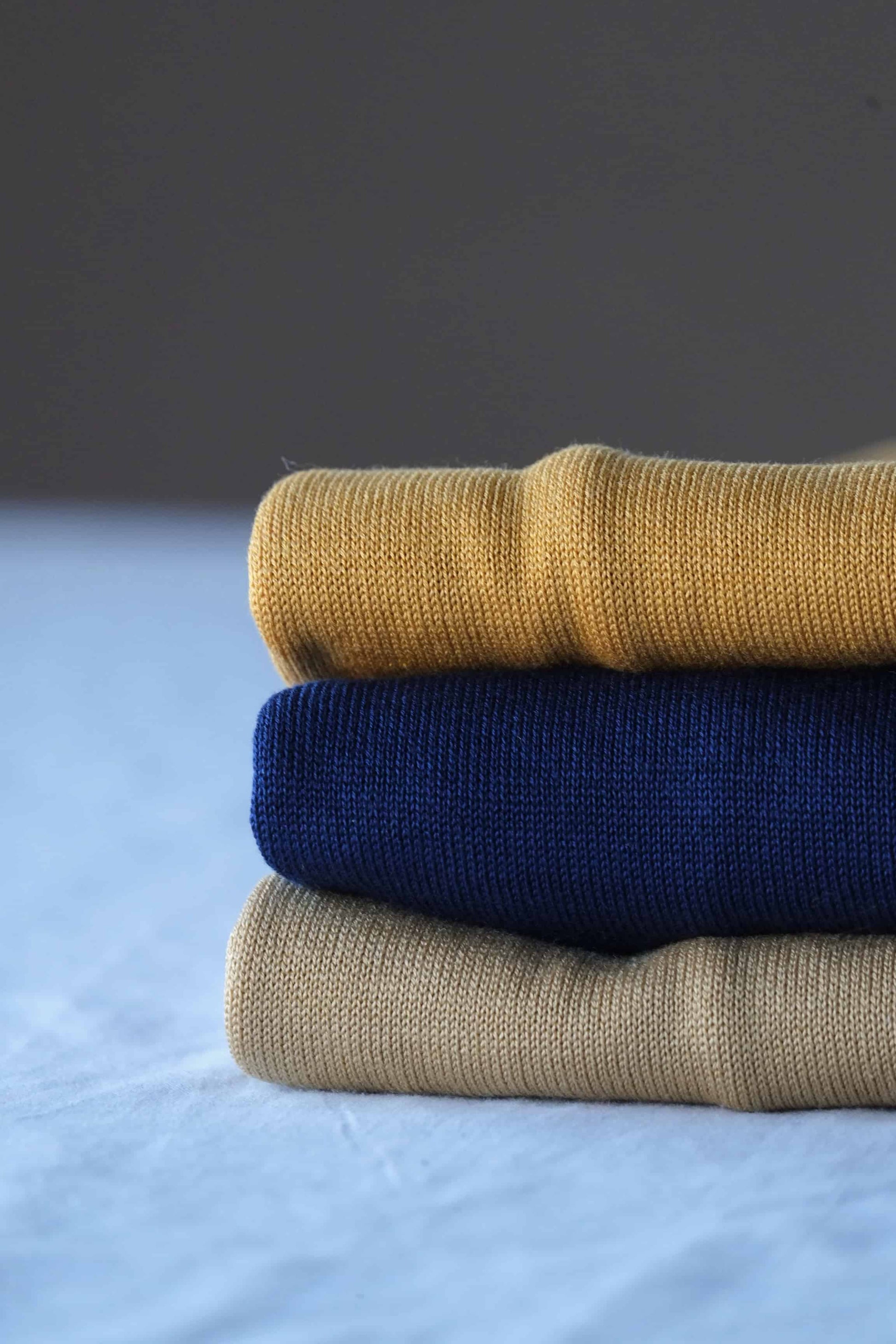70's High Neck Men's Sweater stack