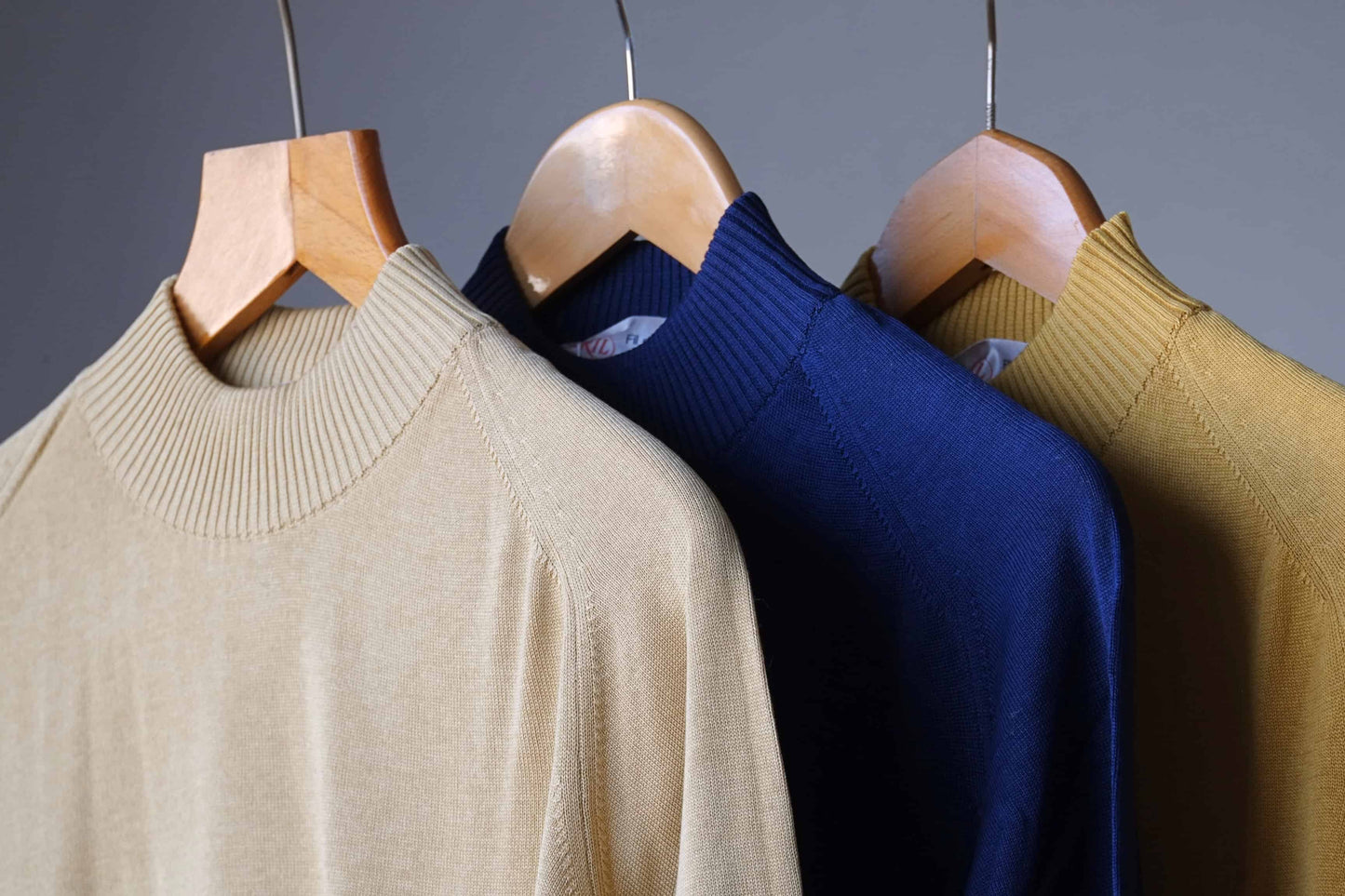 70's High Neck Men's Sweater