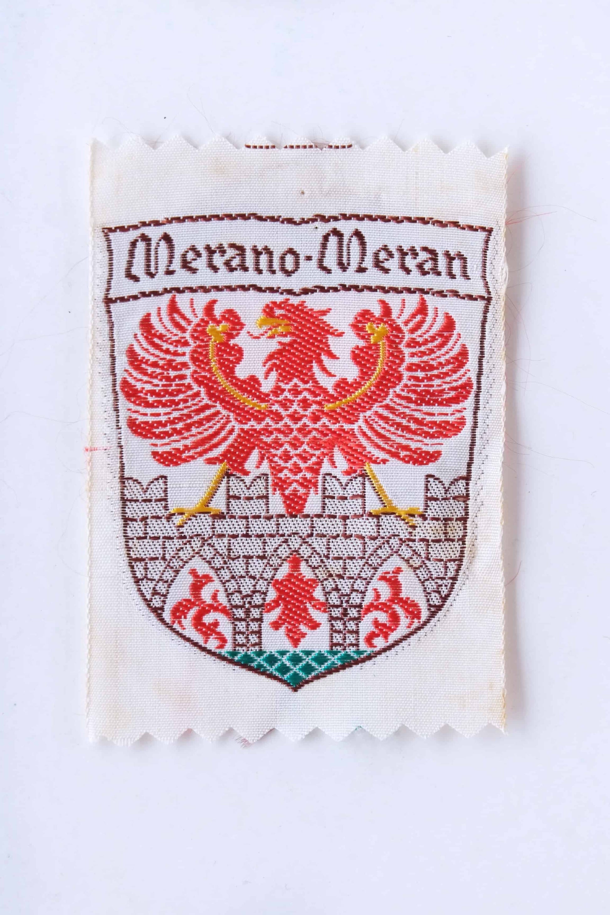 Vintage Merano Embroidered Patches