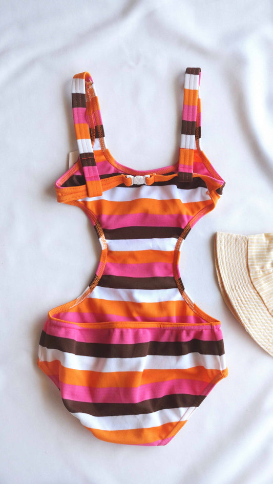 Rare 70's Cutout Swimsuit backside