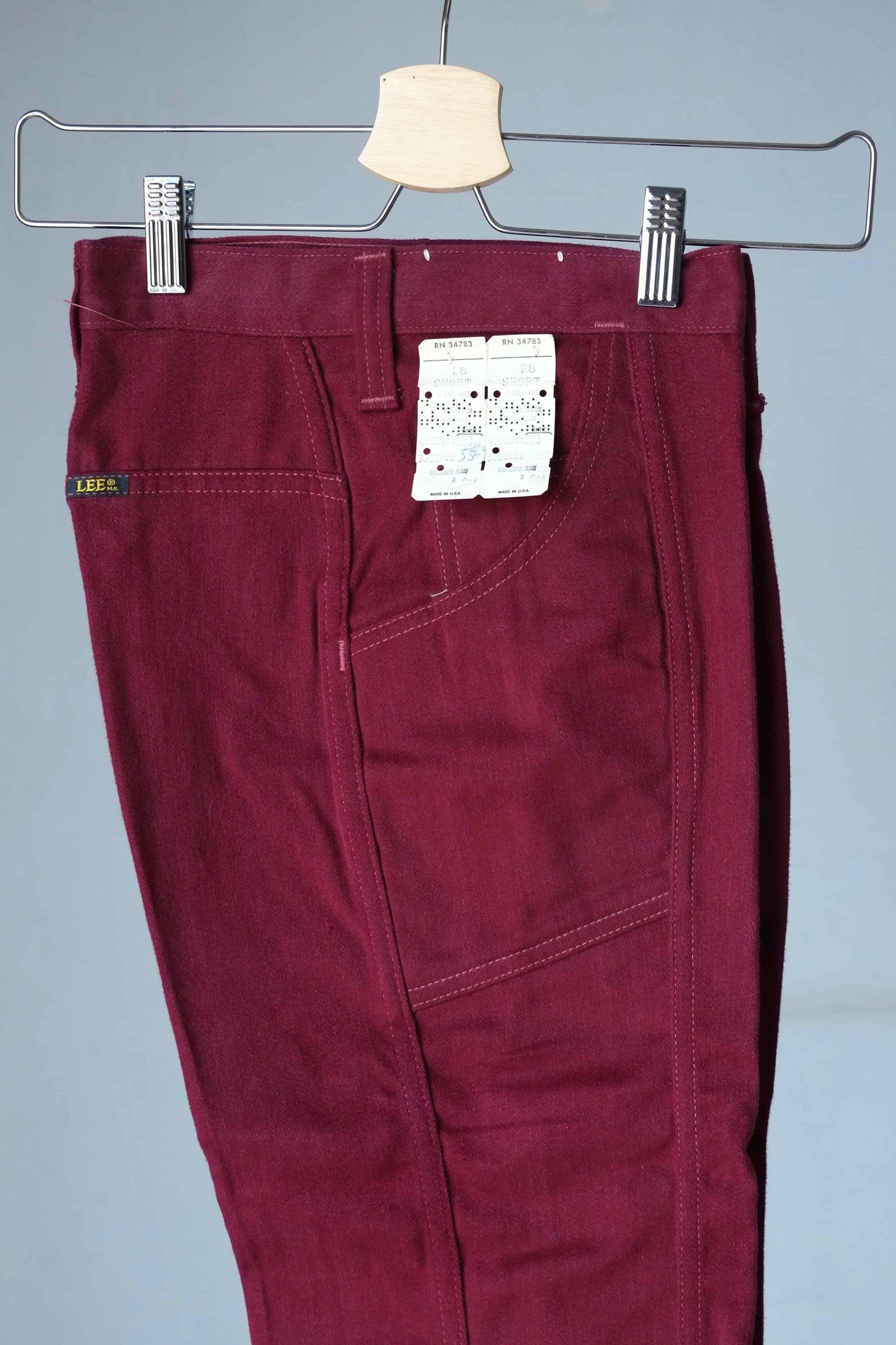 Vintage LEE Innsbruck Flares 70's Pants close up