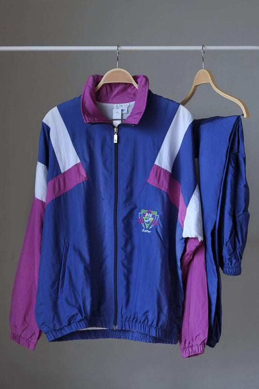 90's Multi Tracksuit Deep Blue & Violet