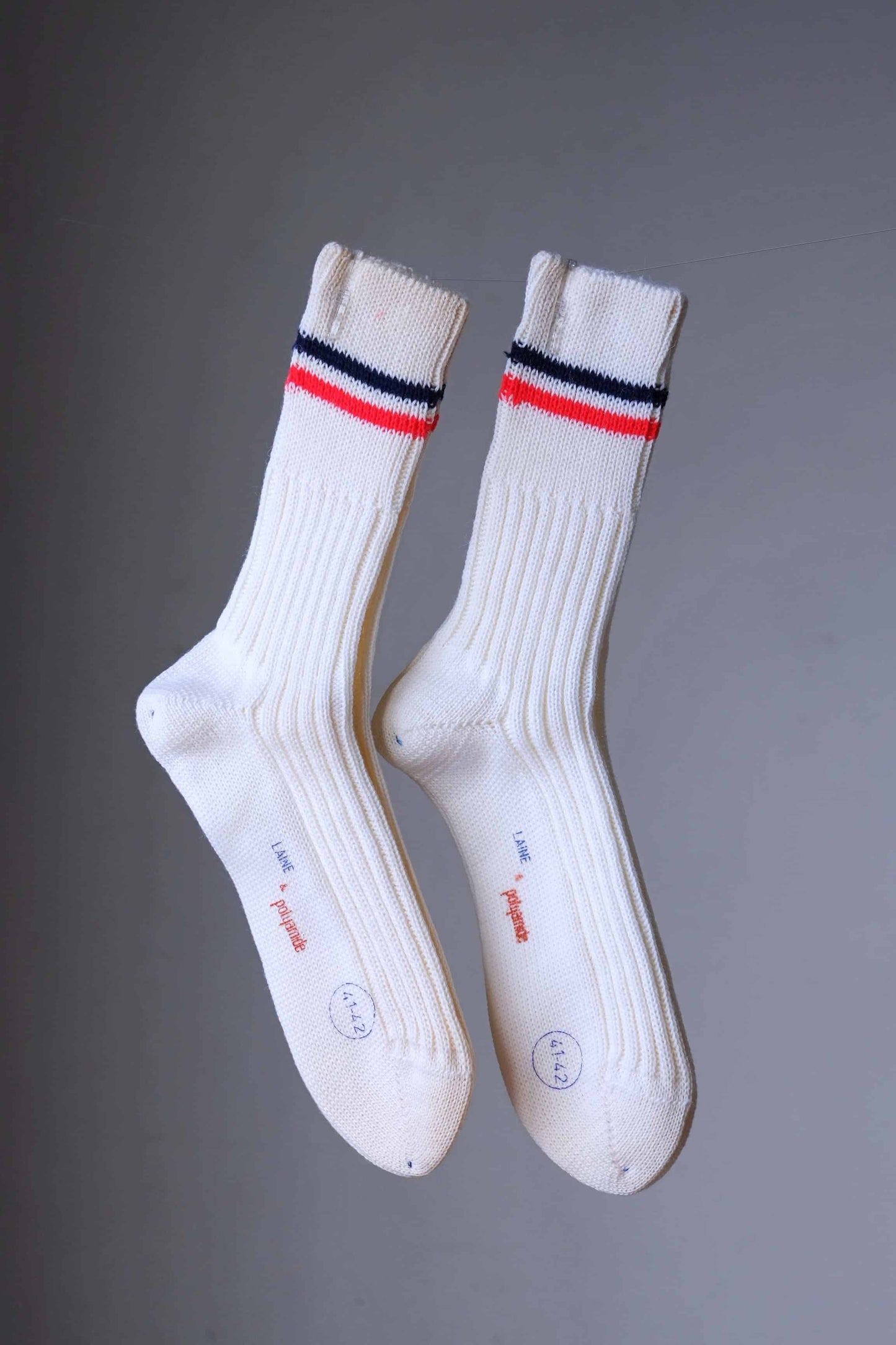 Vintage Striped Wool Socks