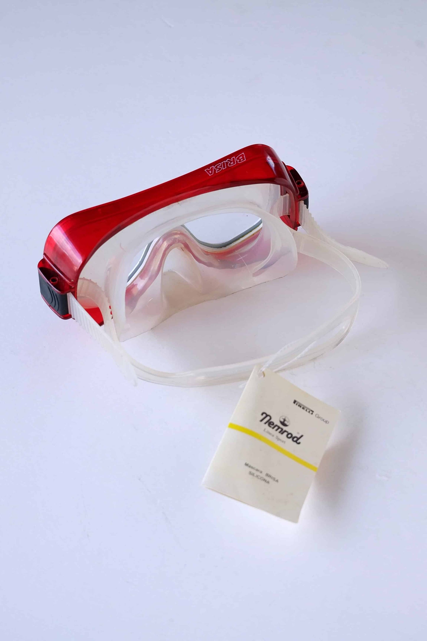 NEMROD Brisa 90's Diving Mask red and clear
