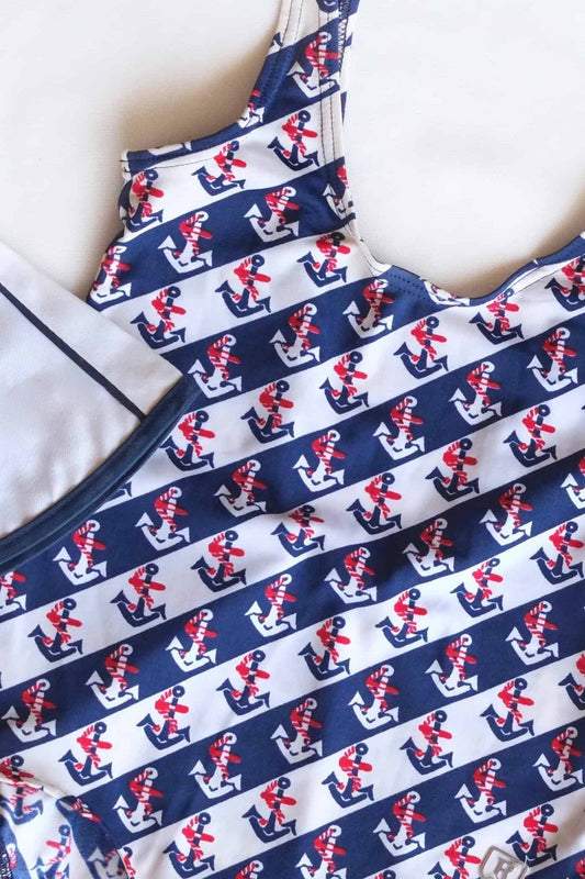 Vintage 70's Printed One-piece details