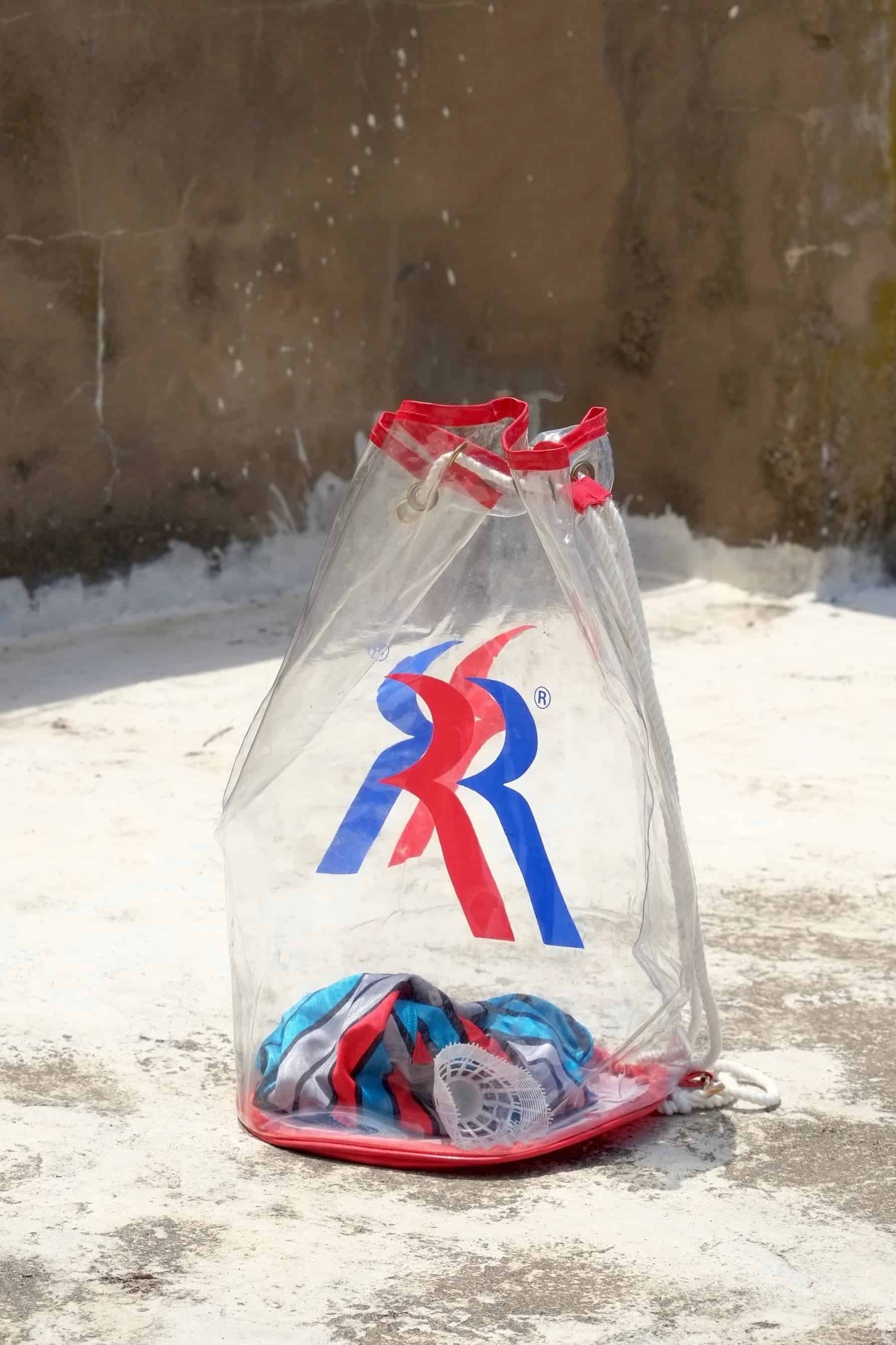 Clear 80's Beach Bag