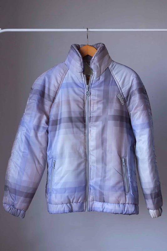 Vintage 80's puffer Ski Jacket grey
