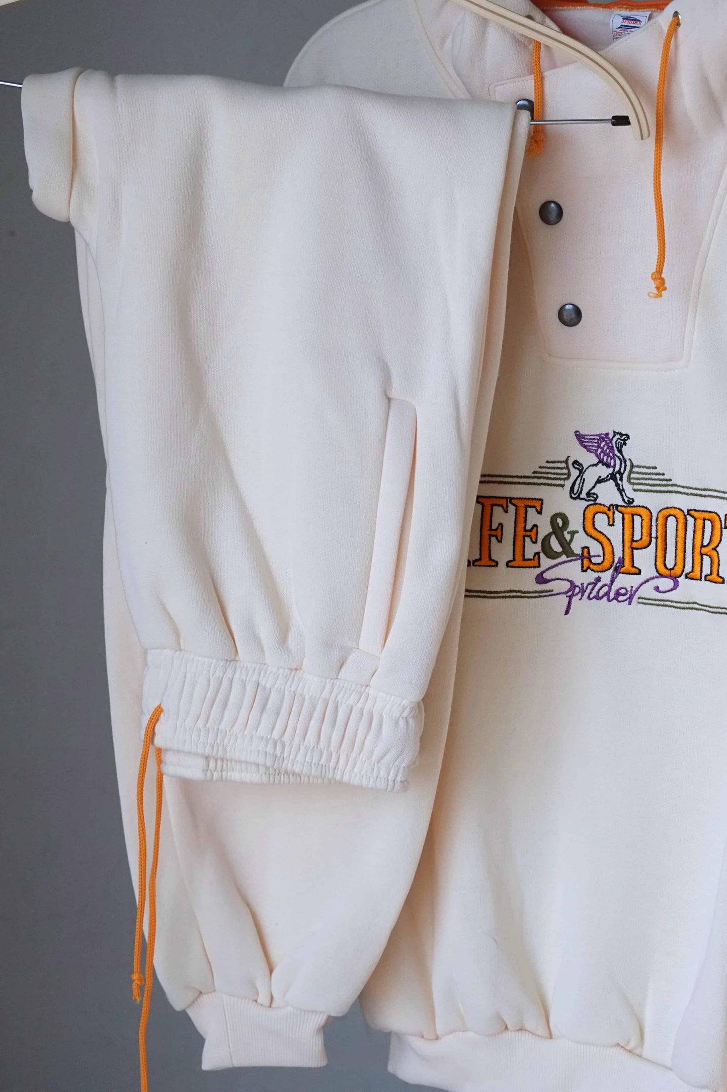 SPRIDER 90s Oversized Hooded Jogging Suit