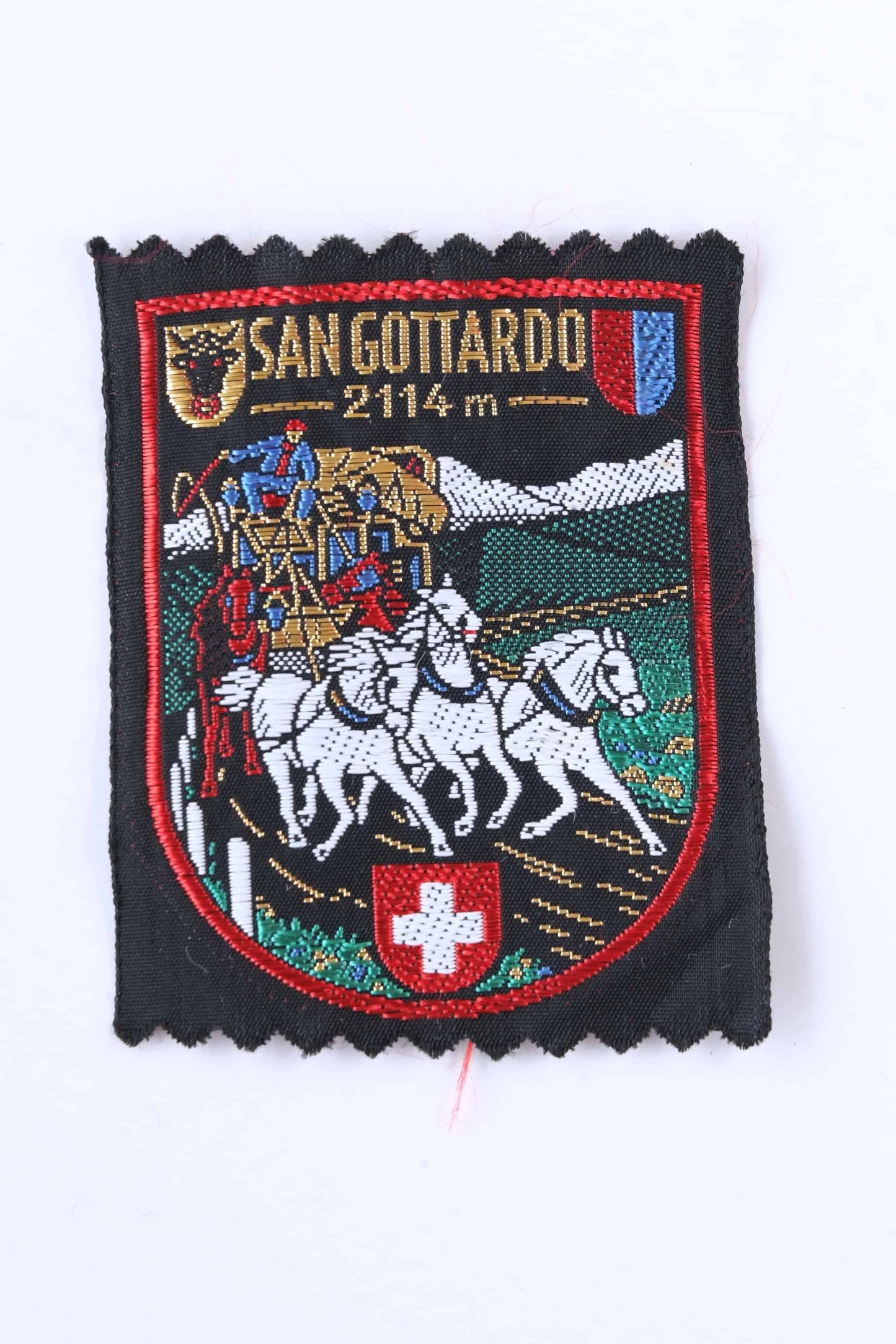 Vintage San Gottardo Embroidered Patches