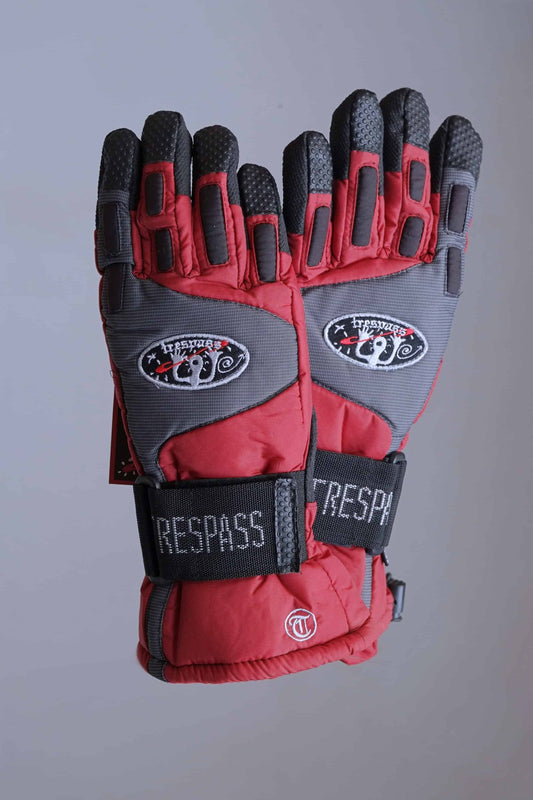 Vintage 2000's TRESPASS Snowboard Gloves