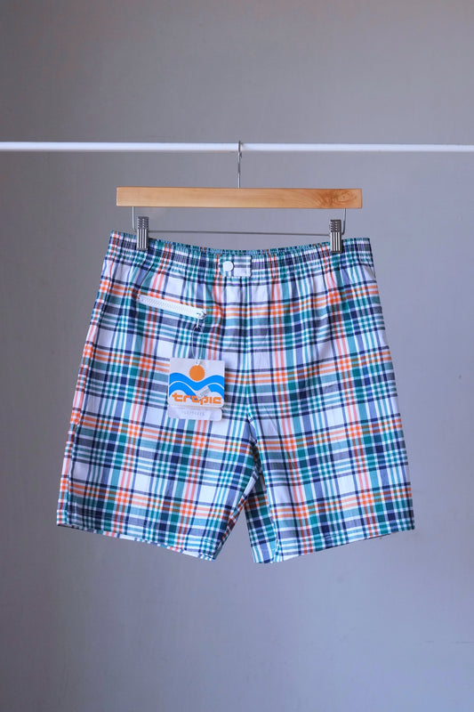 TROPIC Club Flat Belt 60's Swim Trunks