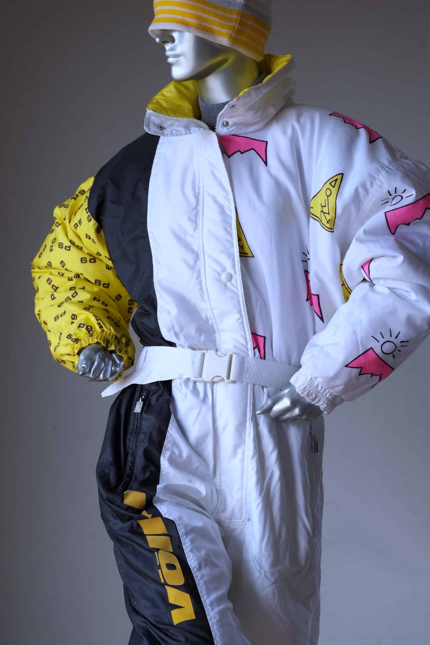 Vintage Neon 90's Ski Suit