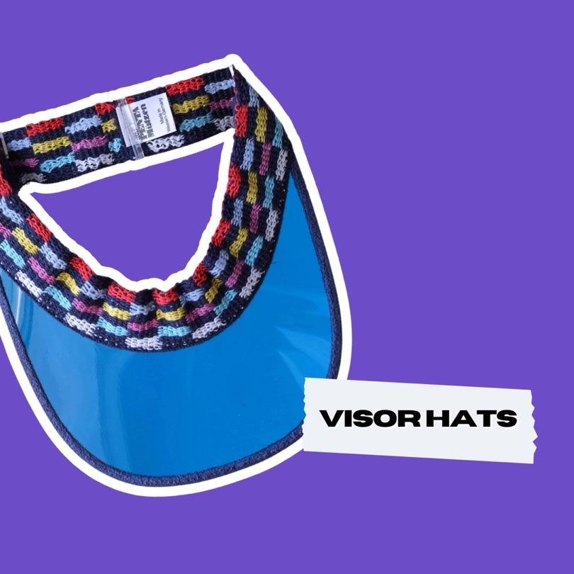 Shop Vintage Visor Hats - Retro Beach & Tennis Headwear