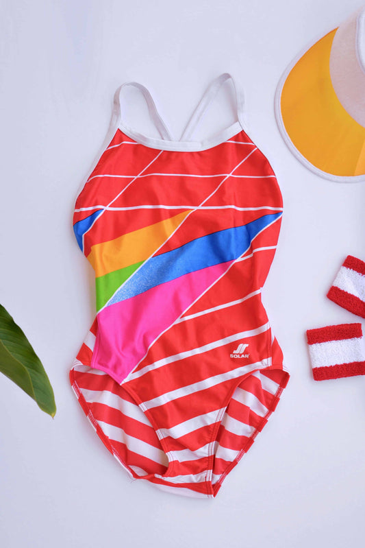 80's Graphic Swimsuit