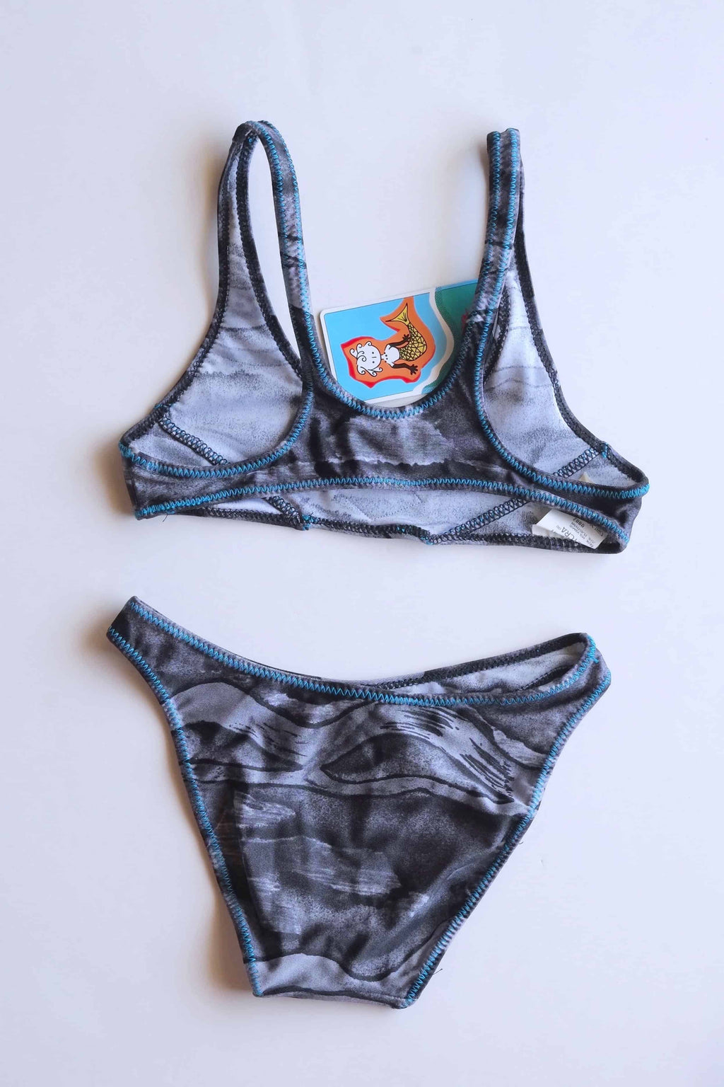 90's Girls Grey Swimsuit