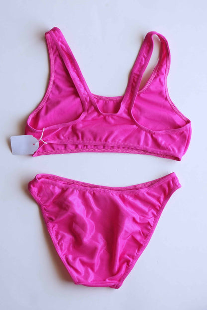 90's Rib Pink Two-Piece