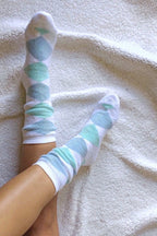Vintage 80's Argyle Cotton Socks