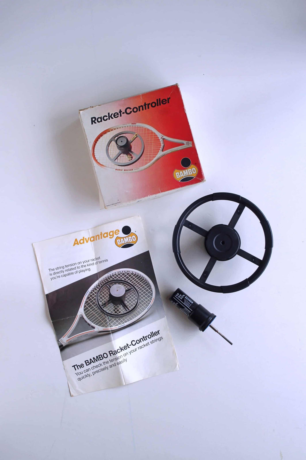 BAMBO Vintage Tennis Racket-Controller String Tension Tester