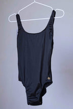 90's Solid One-piece Black Swimsuit