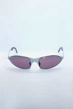 Briko Wraparound Metal Sunglasses