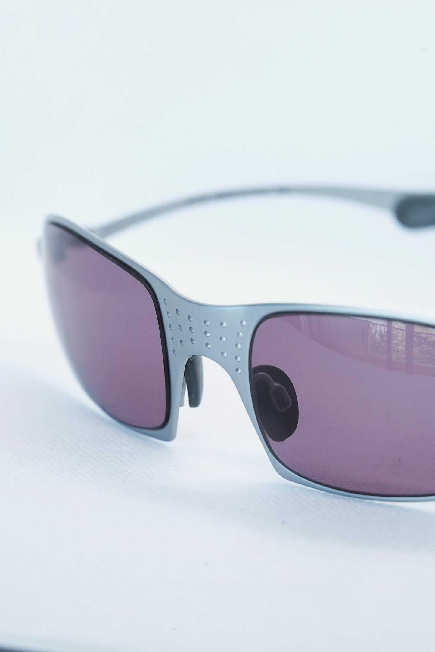 Briko Wraparound Metal Sunglasses