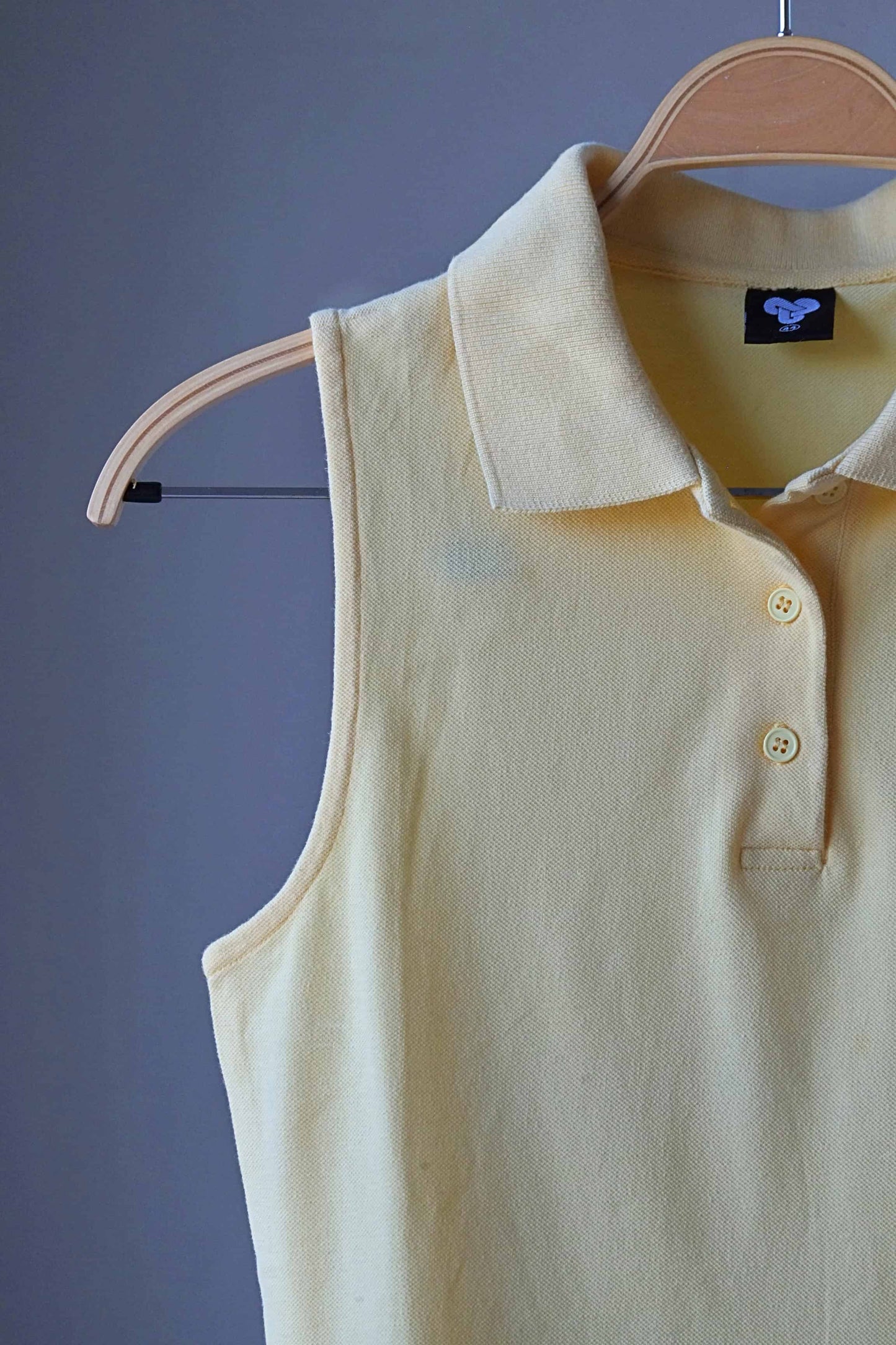 BRUGI 90's Polo Shirt Dress yellow