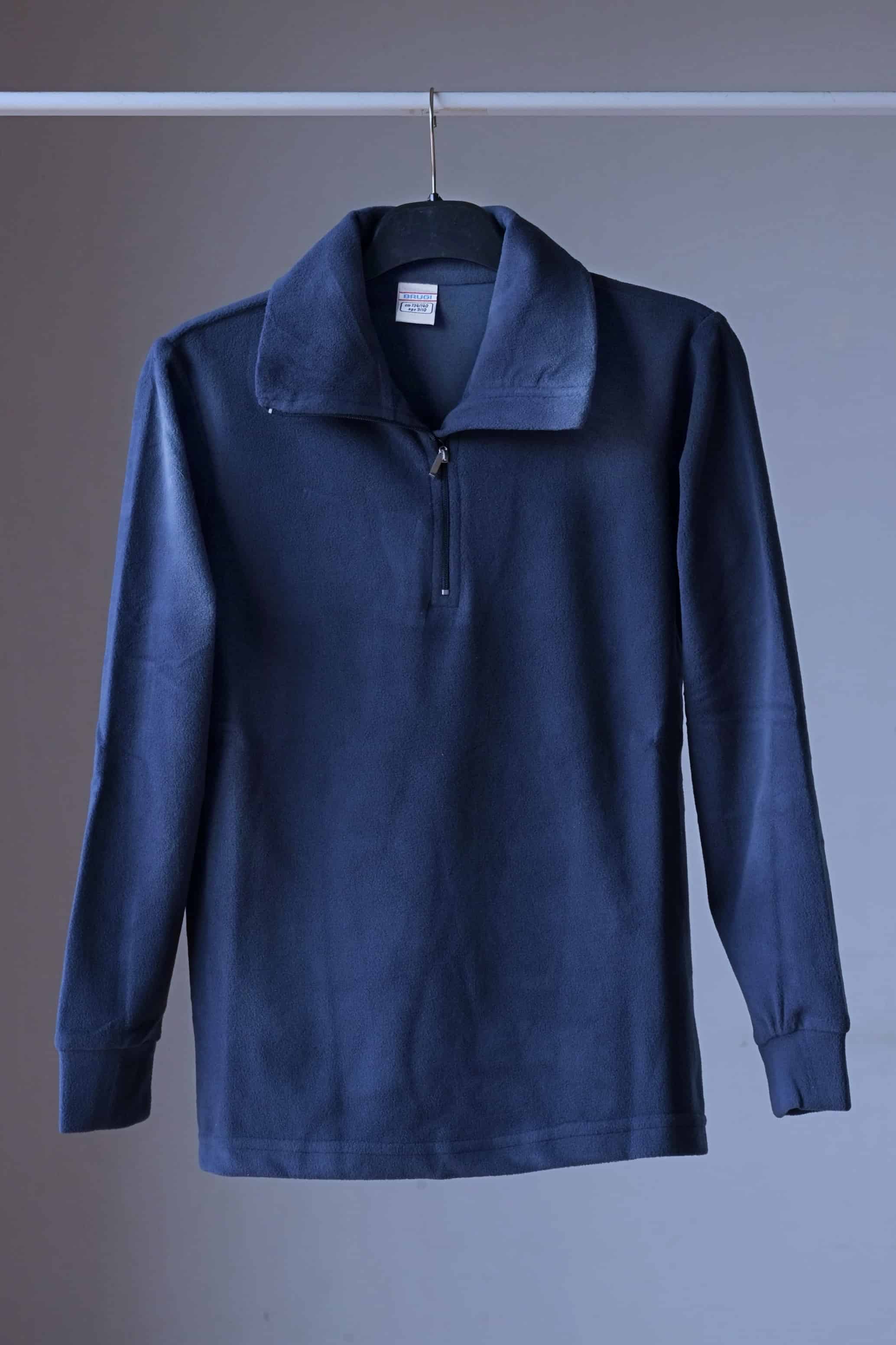 KIDS Fleece Zip Neck Top