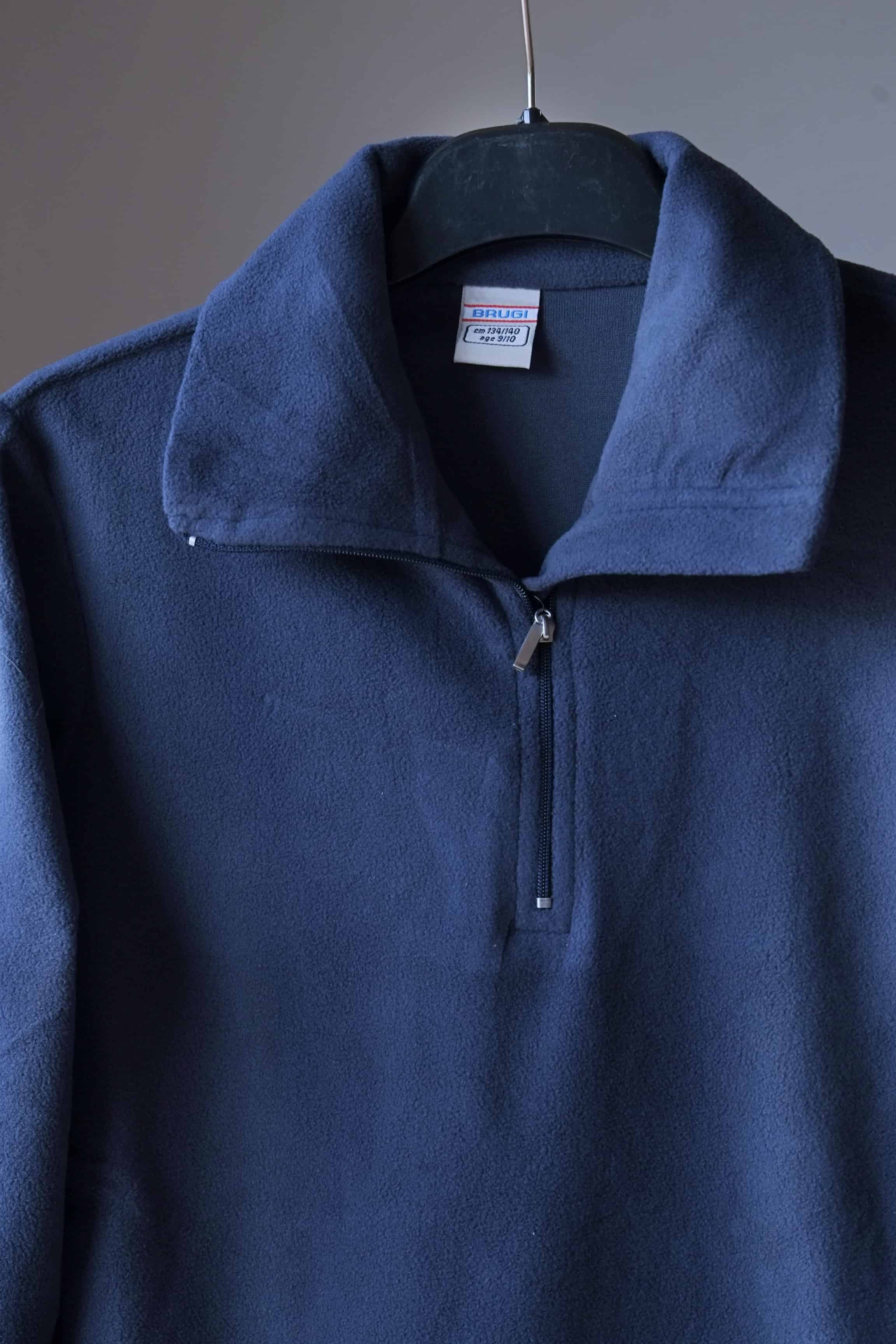 KIDS Fleece Zip Neck Top