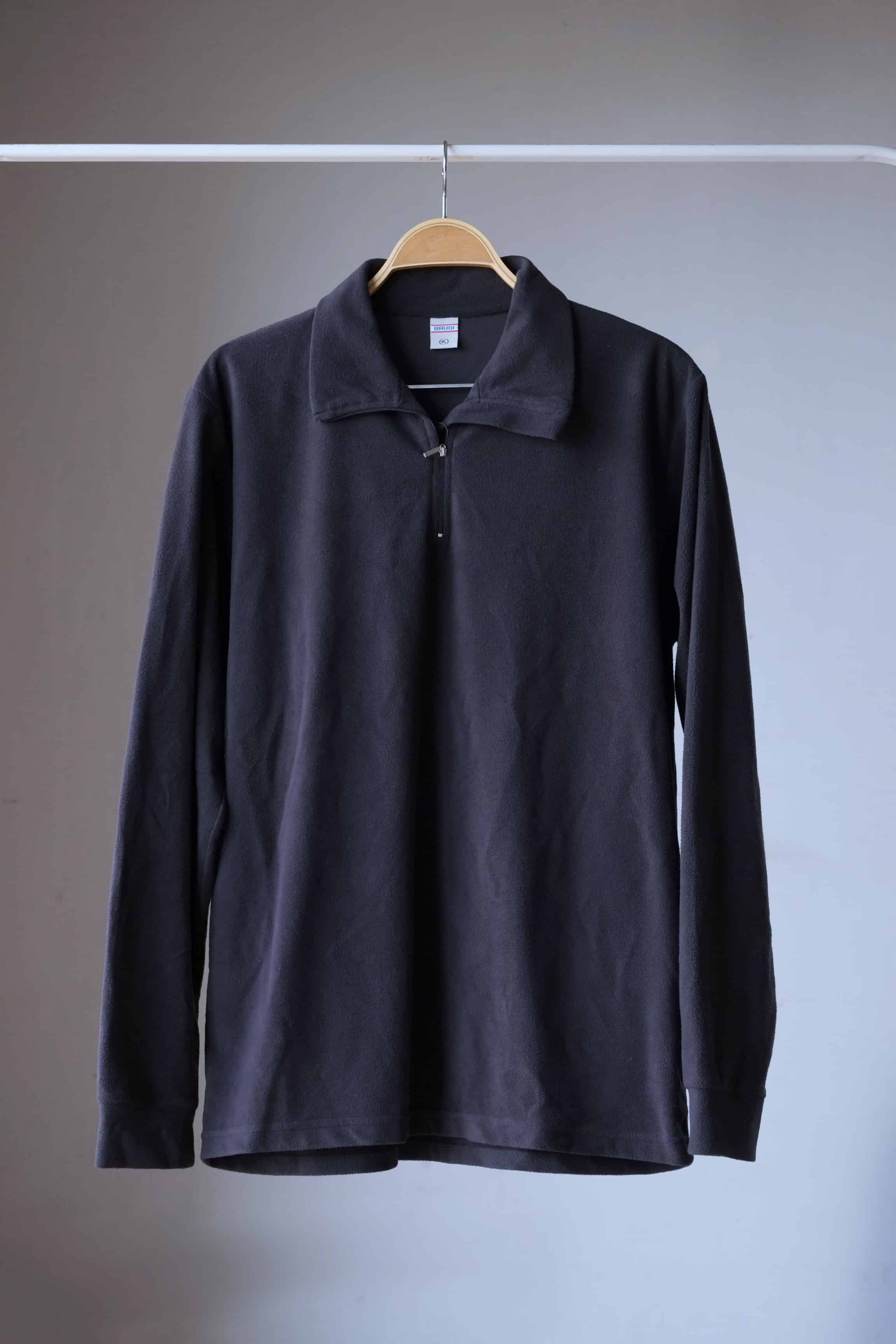 Men's Fleece Zip Neck Top