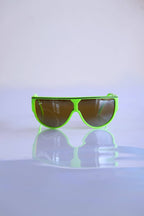 CÉBÉ 90s Wraparound Neon & Mirrored Sunglasses