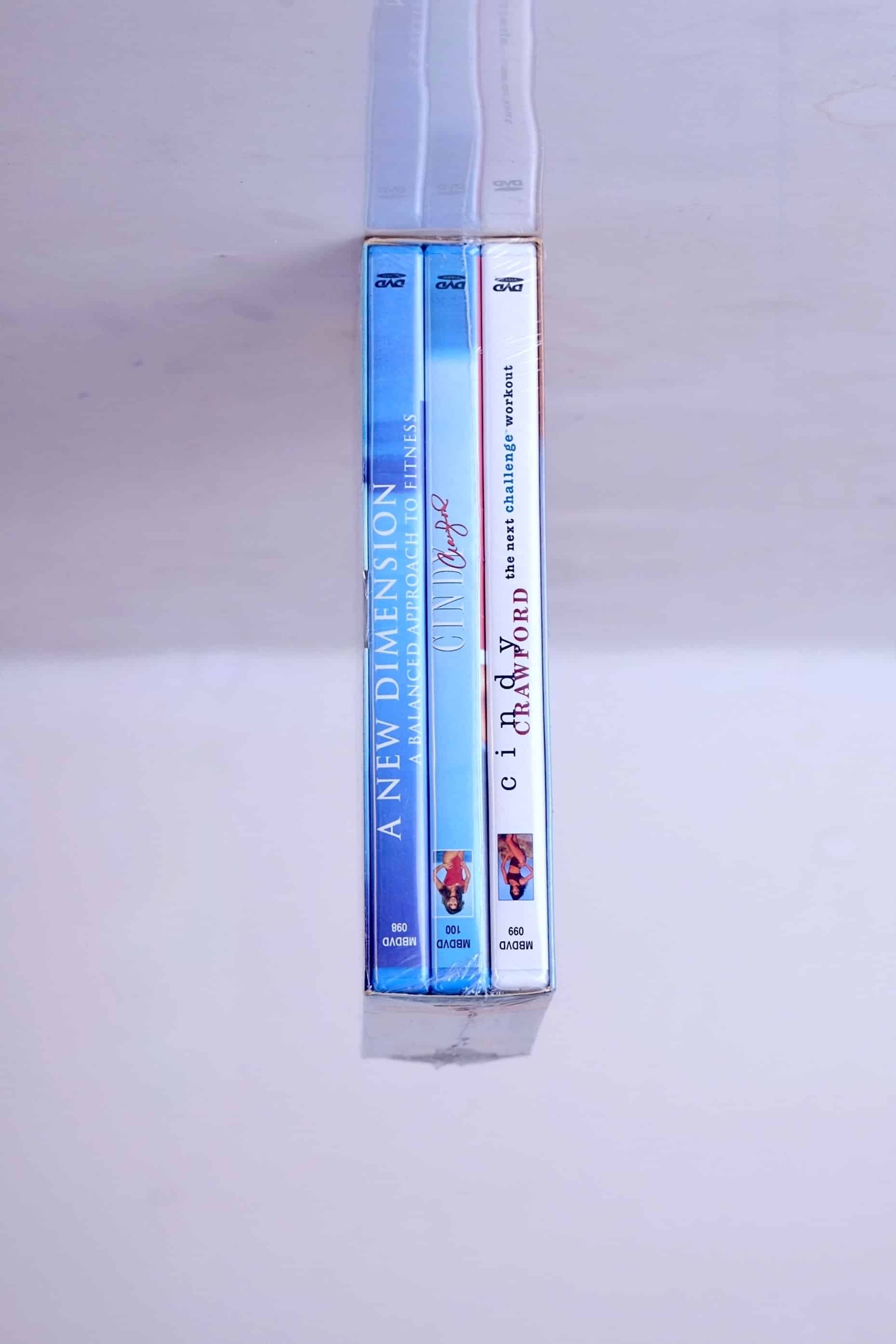 CINDY CRAWFORD Workout DVD Set – 2003 Holographic Edition