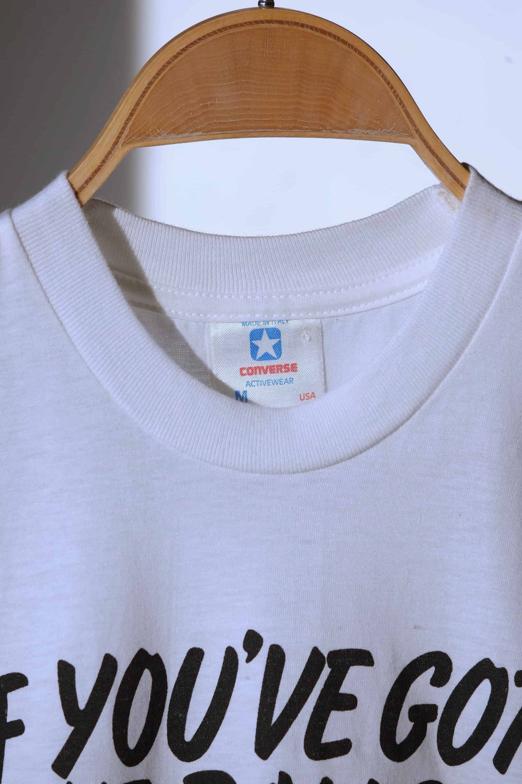 CONVERSE Vintage 80s Graphic T-Shirt – If You’ve Got the Balls