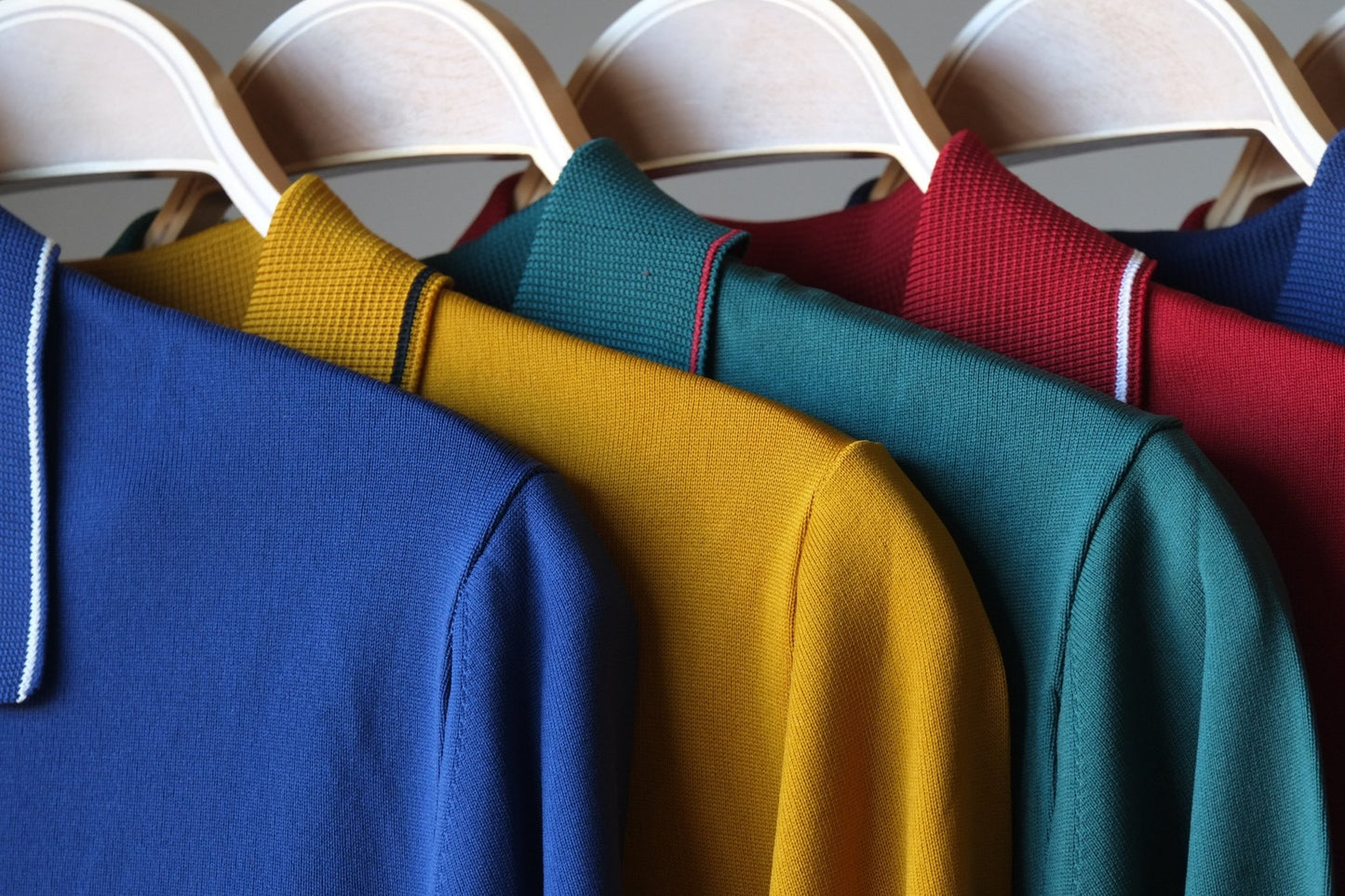 AROC 70s Knitted Men's Polo Top