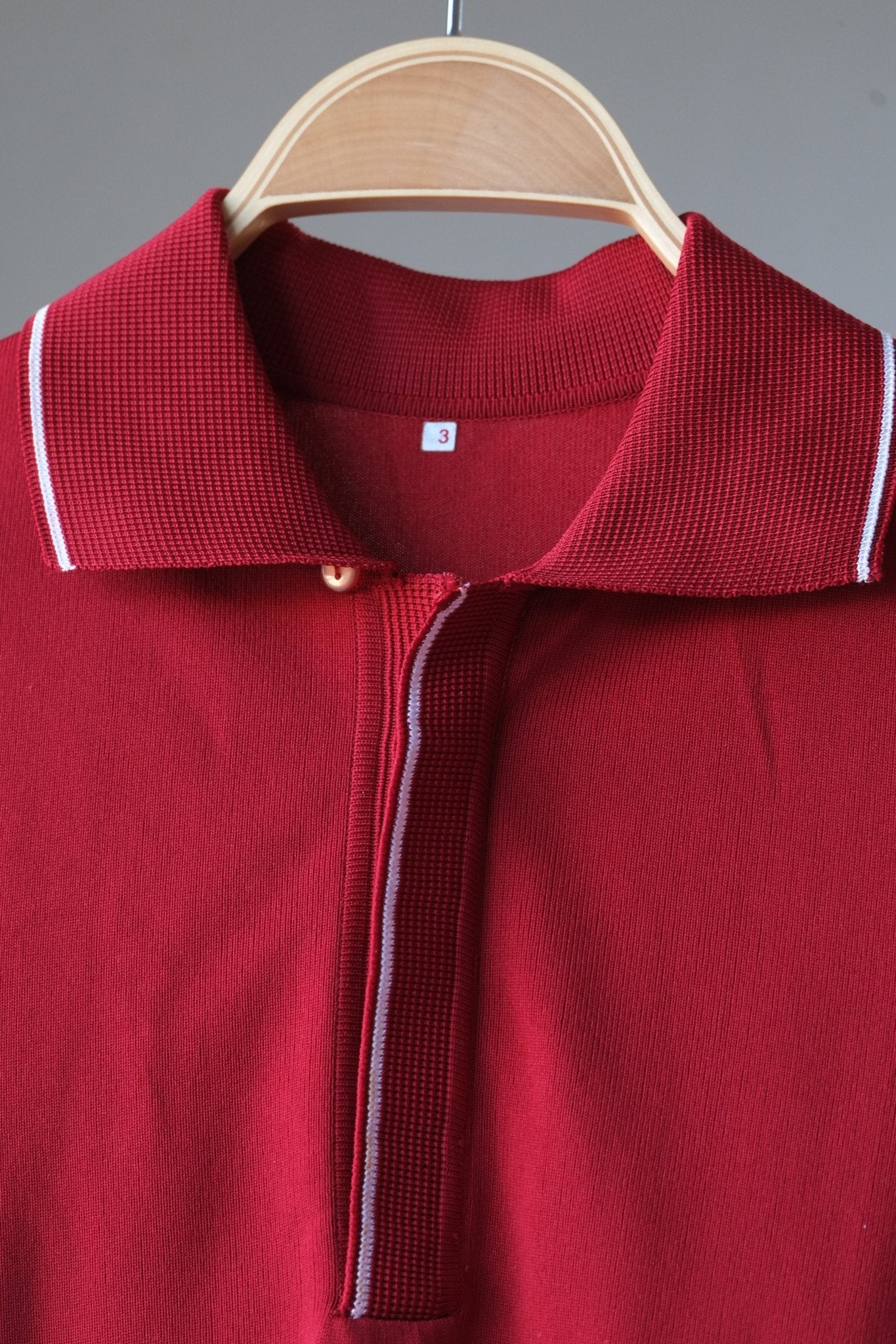 AROC 70s Knitted Men's Polo Top