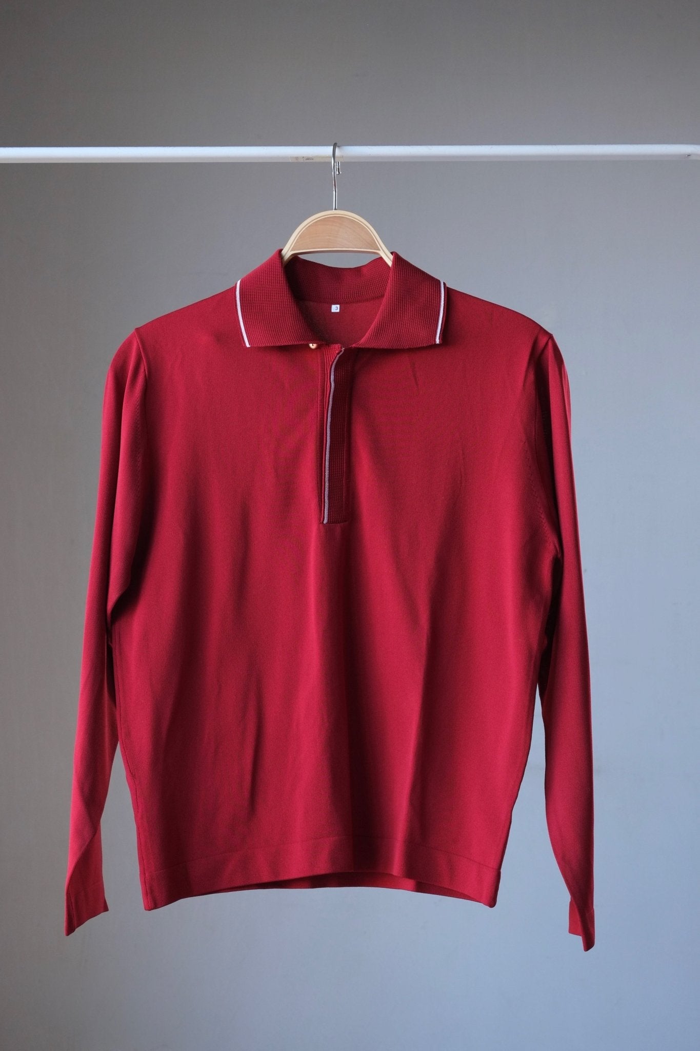 AROC 70s Knitted Men's Polo Top