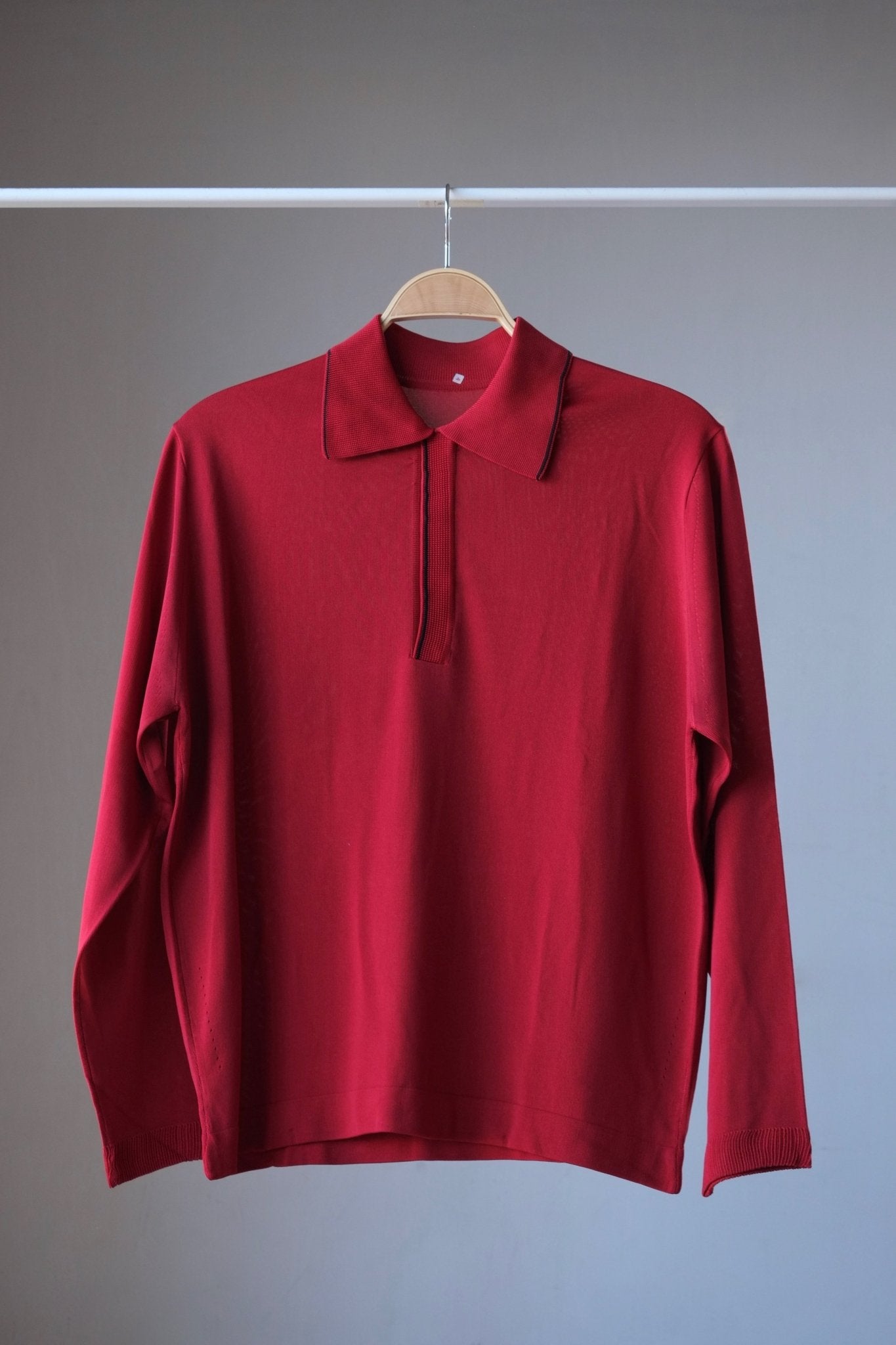 AROC 70s Knitted Men's Polo Top