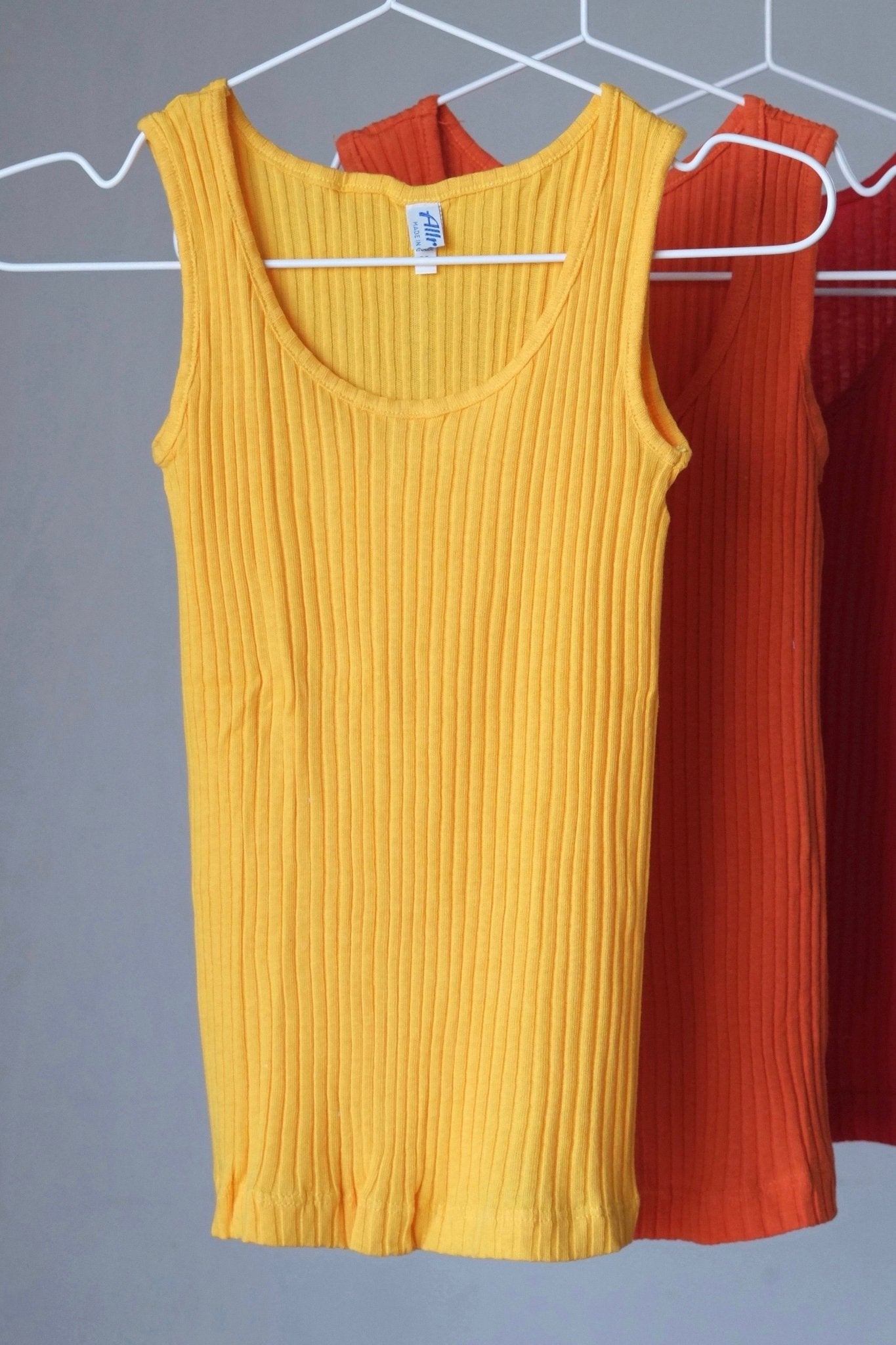 ALLROUND 70s Rib Cotton Tank Top