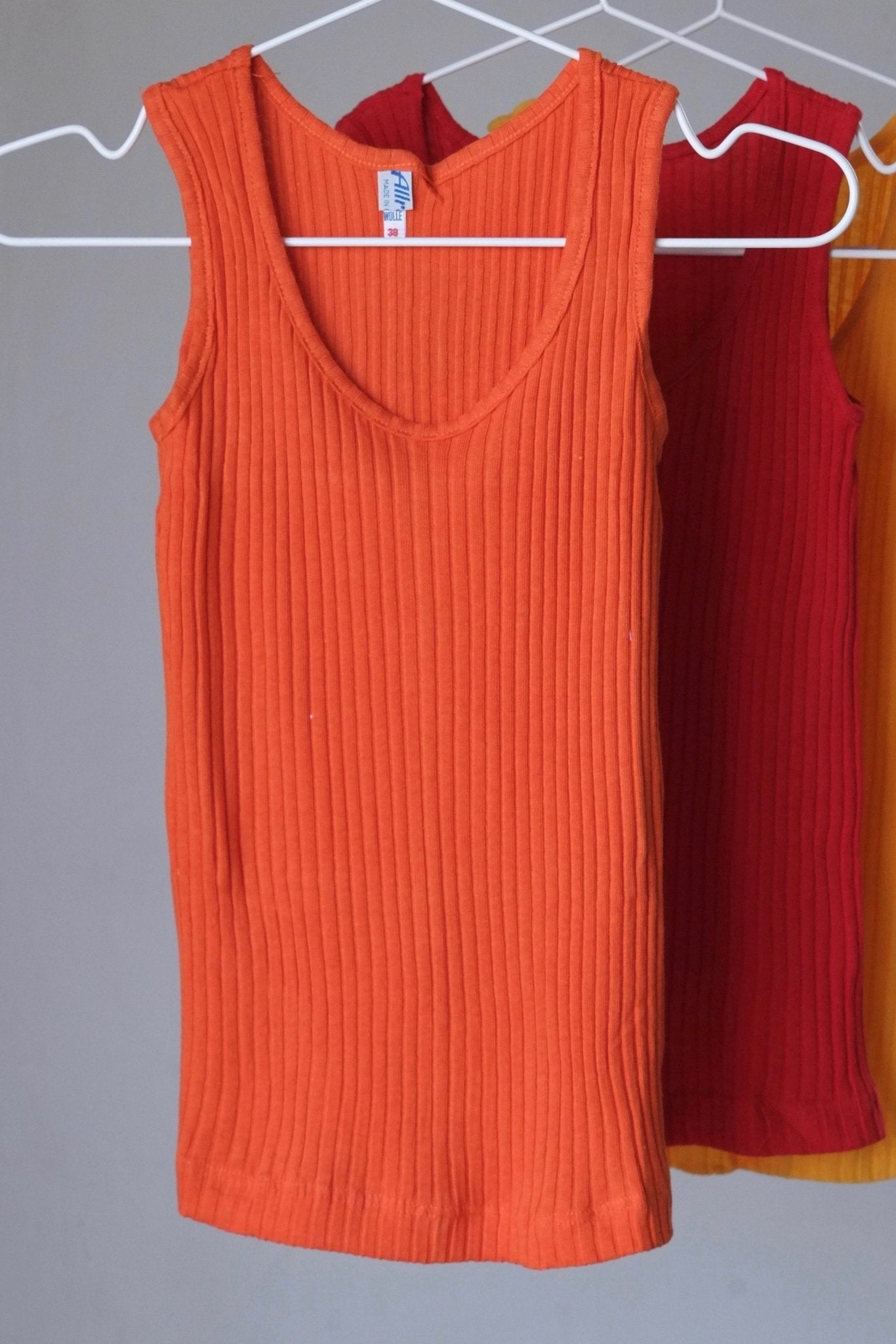 ALLROUND 70s Rib Cotton Tank Top