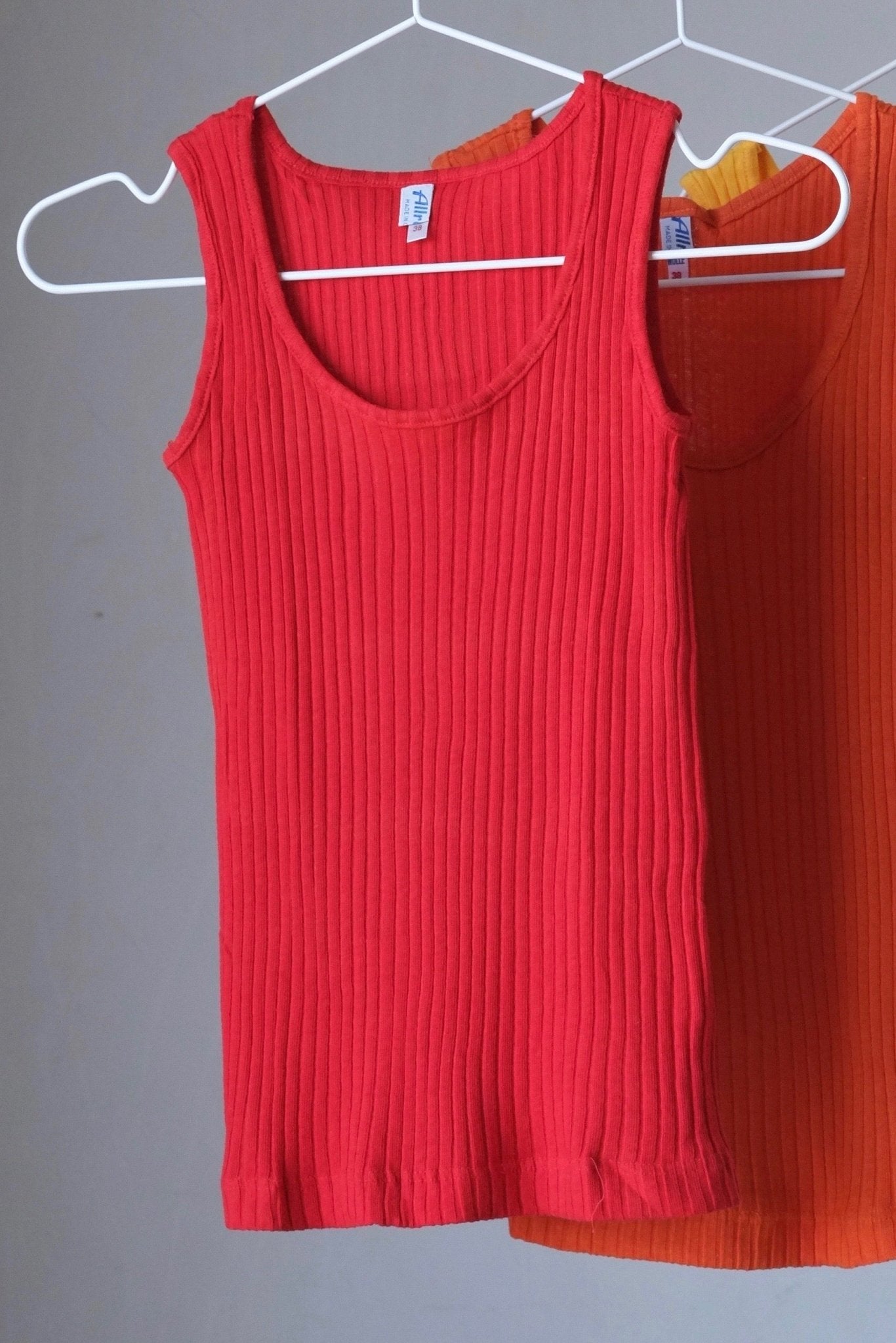ALLROUND 70s Rib Cotton Tank Top