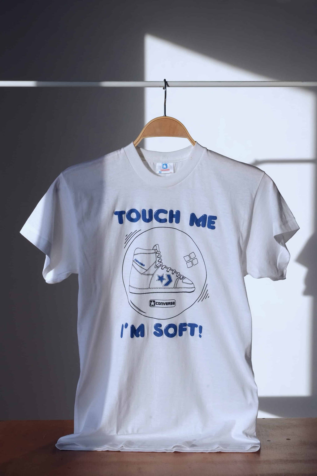CONVERSE Vintage "80s Touch Me, I’m Soft!" Graphic T-Shirt – Rare Retro