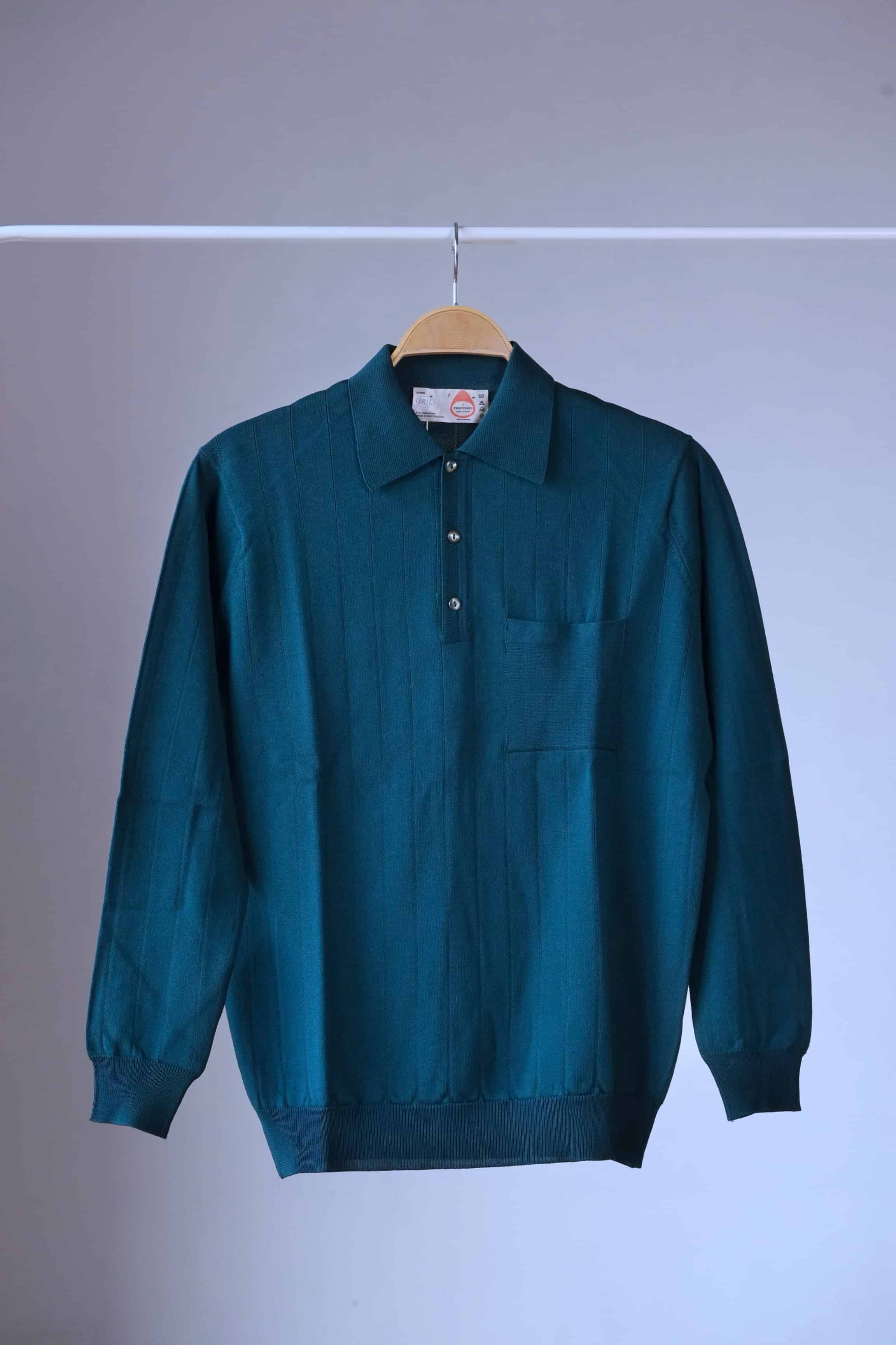 IRIL 70s Knitted Long Sleeves Polo Shirt