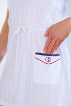 Vintage pleated 80's Tennis Dress pocket