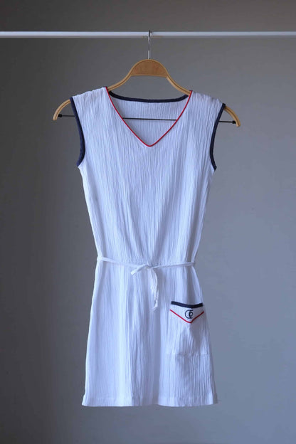 Vintage pleated 80's Tennis Dress