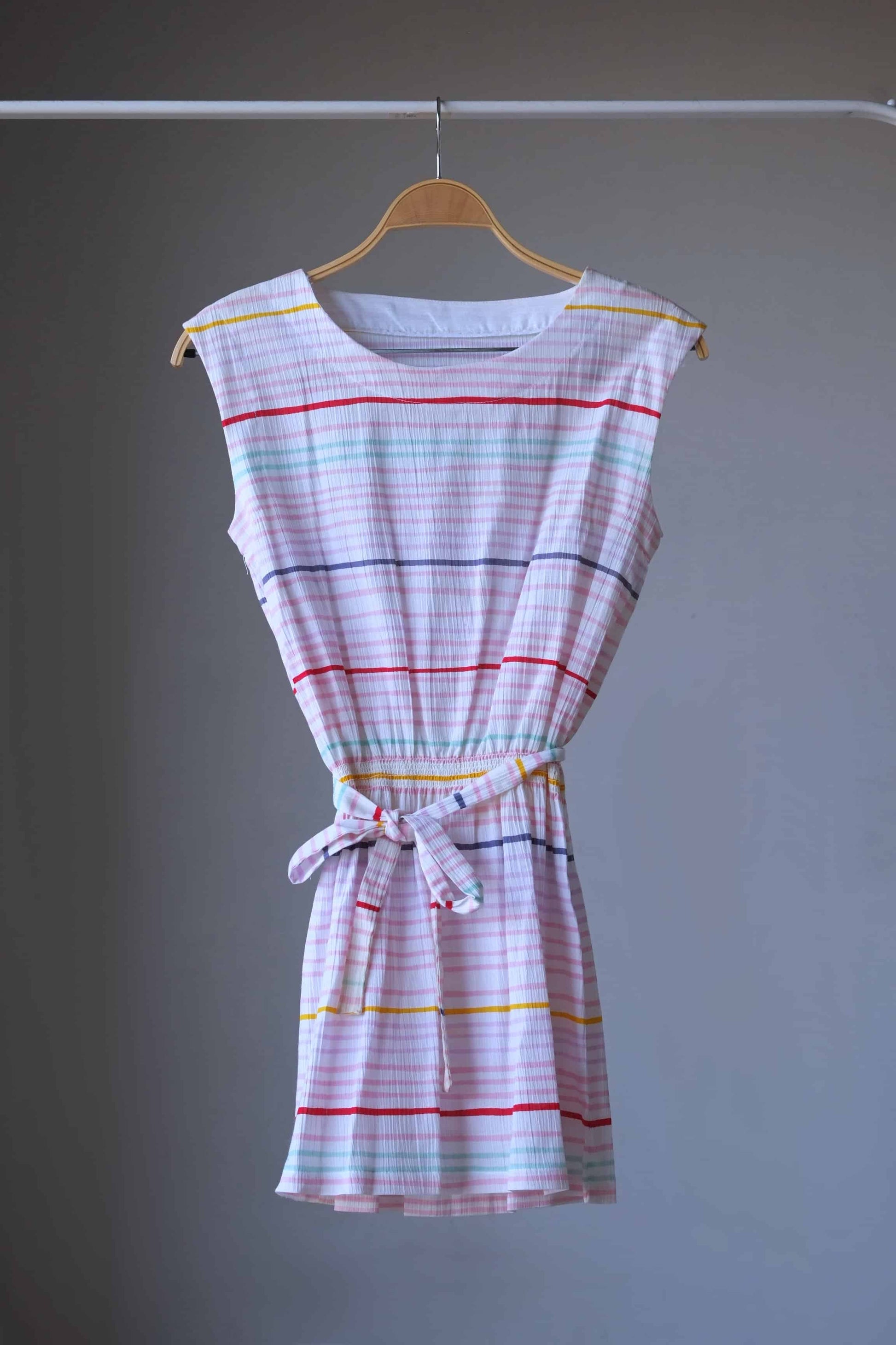 Vintage Stripes 80's Tennis Dress