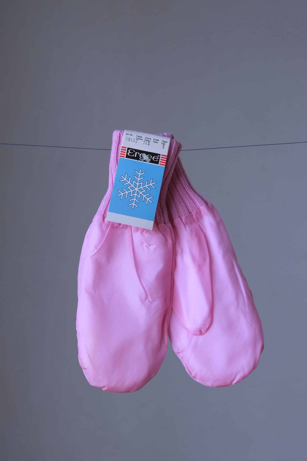 ERGEE Kids Ski Mittens in pink