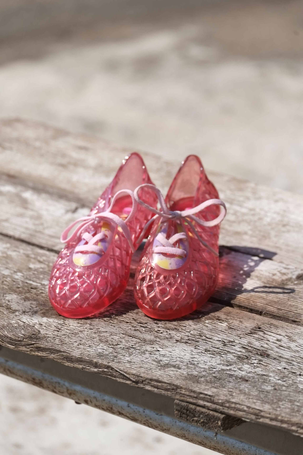 GRENDENE Pink cutout Beach Jelly Shoes