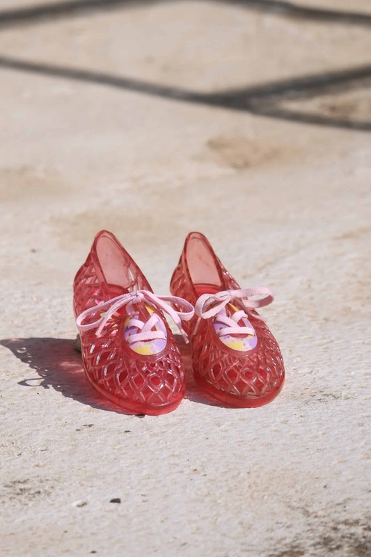 GRENDENE Pink cutout Beach Jelly Shoes